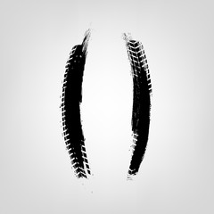 Grunge tire glyphs