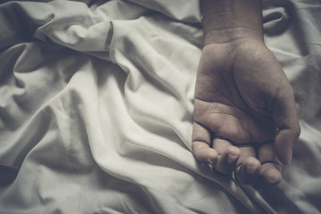 Stop violence against women ., concept photo of Sexual assault.