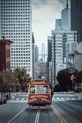 Fototapeta na wymiar San Francisco Cable Car