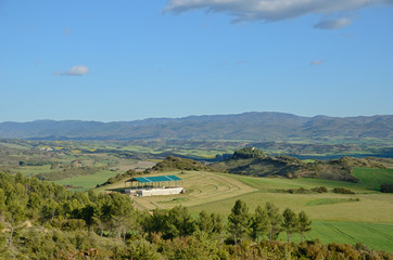 Spring view of the Spanish region Navarra