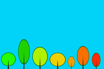 Autumn in the forest