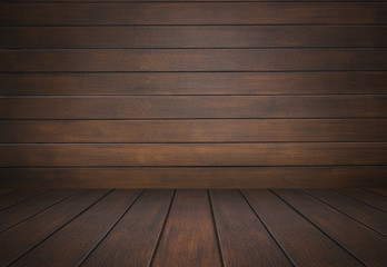 old vintage texture room and wall wood background - can be used for display or montage your products (or foods)