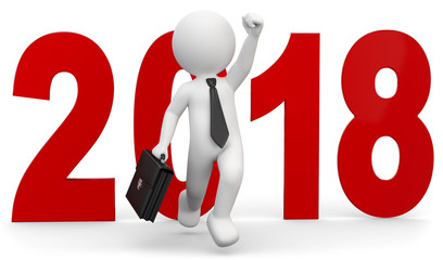 3d Männchen Jubel 2018