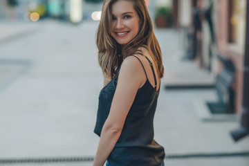 Naklejka premium Beautiful woman 