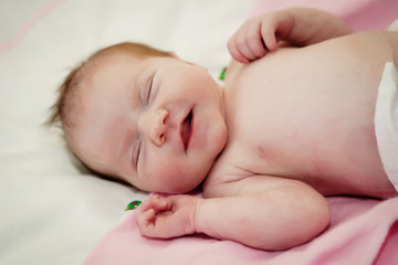 Cute newborn baby