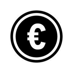 Obraz premium Coin Euro, Currency Euro coin symbol