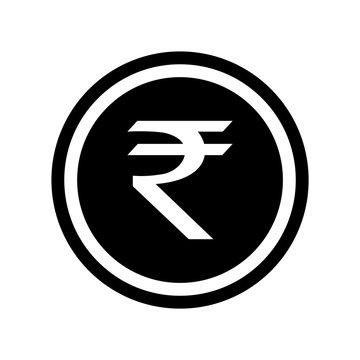 Cion of  Rupee, Indian money icon