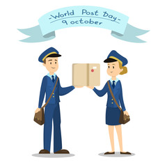 Post couple with box.