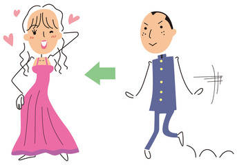 ニューハーフに変身する男の子