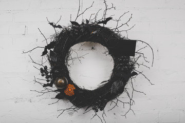 decorative halloween wreath