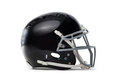 Close up of black sports helmet