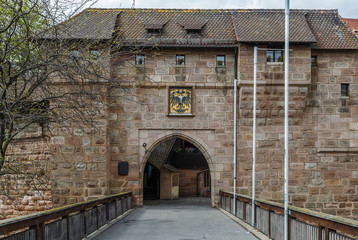 Fototapeta na wymiar Frauentor gate, Nurenberg