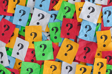 Obraz premium Too Many Difficult Decisions.Too Many Questions