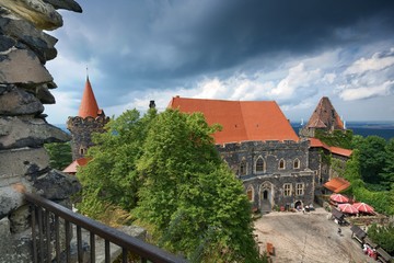 Gothic-Renaissance style Grodziec castle in Lower Silesia, Poland