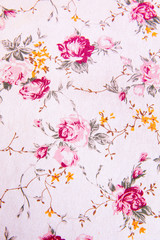 Obraz na płótnie Canvas Vintage floral fabric
