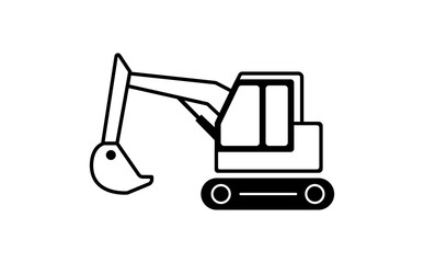excavator illustration