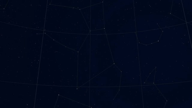 Constellation of Delphinus. Tycho Catalogue