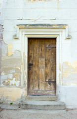 The old dirty door