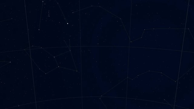 Constellation of Dorado. Tycho Catalogue