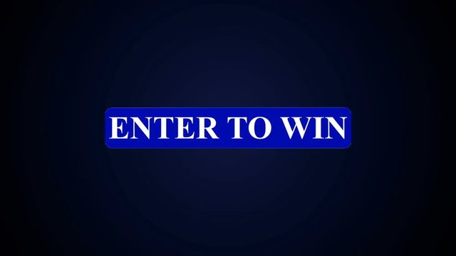 Enter to win advertising text banner intro outro