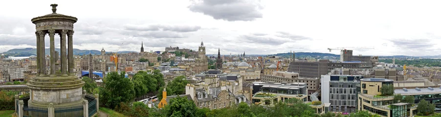 Deurstickers Edinburgh city skyline viewed from Calton Hill. Scotland, United Kingdom. © xabi