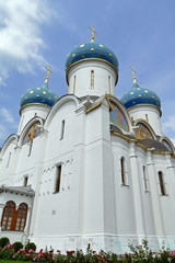Assumption Cathedral in Sergiev Posad, RUSSIA.