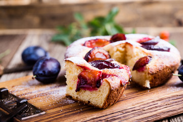 Summer fruit pie