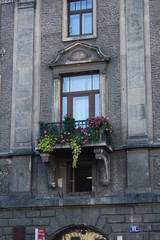 ventana con flores