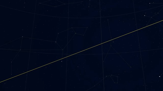Constellation of Virgo. Tycho Catalogue