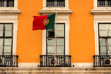 Fototapeta na wymiar Flagge Portugal
