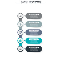 Business data, chart. Abstract elements of graph, diagram with 5 steps, strategy, options, parts or processes. Vector business template for presentation. Creative concept for infographic