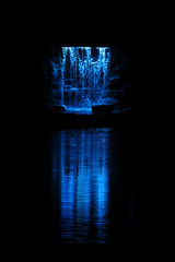 Night waterfall