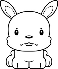 Cartoon Angry Bunny