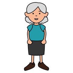 grandmother avatar character icon