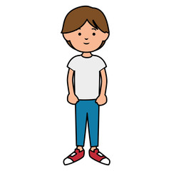 cute little boy avatar character