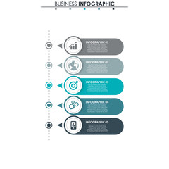 Business data, chart. Abstract elements of graph, diagram with 5 steps, strategy, options, parts or processes. Vector business template for presentation. Creative concept for infographic