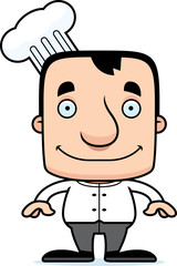 Cartoon Smiling Chef Man