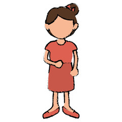 beautiful woman avatar character