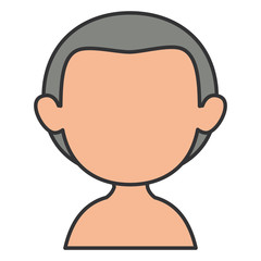 young man shirtless avatar character