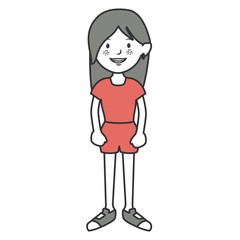 beautiful woman avatar character