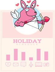 Cartoon Bunny Cupid Graphic