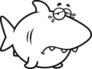 Crying Cartoon Shark