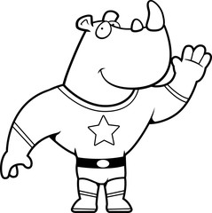 Rhino Superhero