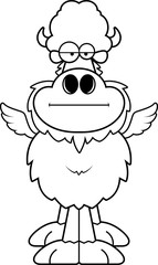 Cartoon Buffalo Wings Bored