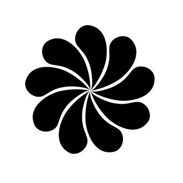 japanese flower shape icon