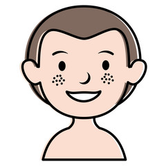 young man shirtless avatar character