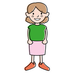 beautiful woman avatar character