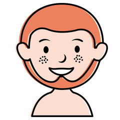 young man shirtless avatar character