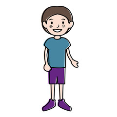 cute little boy avatar character
