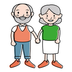 grandparents couple avatars characters